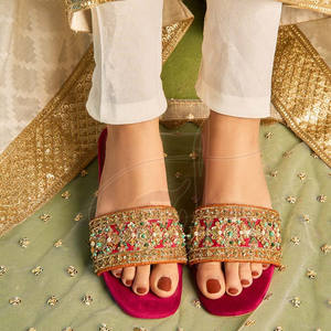 Sandalias de Cuero Genuino Hechas en Pakistán, Ligeras, Antideslizantes, Último Diseño, Venta en Línea, Servicio OEM, Personalizadas - Product Image 3