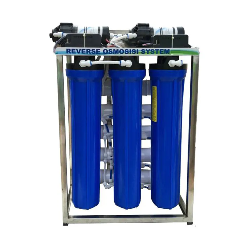 Hot Selling Namibind 50 LPH Commercial UV + RO Water Purifier Plant 50 Liter Per Hour Stainless Steel with Auto Shut Off