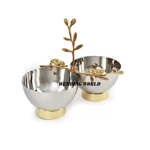 Bol à chocolat en acier inoxydable, forme ronde, bol à bonbons de table, décoratif, vente en gros, nouveau bol à chocolat - Product Image 6