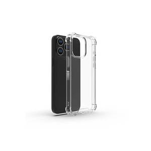 Coque en silicone transparente Netzy Luxury Nitro Series pour iPhone 15 Pro Max, protection antichoc avec style Ins - Product Image 1