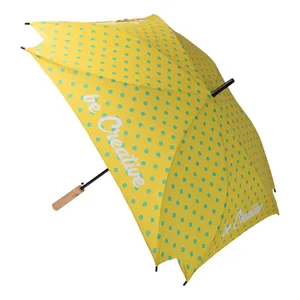 Ombrello Quadrato Sostenibile in RPET CreaRain, Articolo Promozionale per Merchandising - Product Image 3