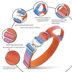 New Model Durable Gradient Anti-Explosion <strong>Tactical</strong> <strong>Dog</strong> <strong>Collar</strong> &amp; Retractable Leash Modern Fashion Design - Product Image 2