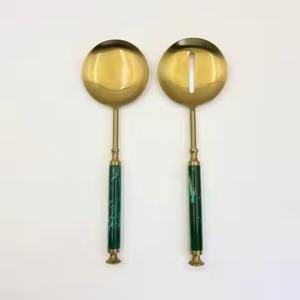 Ensemble de couverts en métal au design unique, fait à la main, pour une utilisation à la maison, ensemble de cuillères en métal - Product Image 3