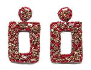 2025 TENDANCE NOUVELLE CONCEPTION PERLE BOUCLES D'OREILLES FAITES À LA MAIN BRODERIE BOUCLES D'OREILLES pour FILLES et FEMMES DE SUPPLIE INDIENNE - Product Image 2