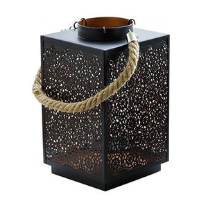 Candelabro de hierro personalizado de alta calidad, linterna colgante, nuevo hecho a mano para la decoración navideña del hogar - Product Image 1