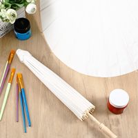 Papier blanc Parasol Parapluie Vintage Dance Prop Faveurs De Fête De Mariage Noël Maison Plafond Décors Papier Parapluie