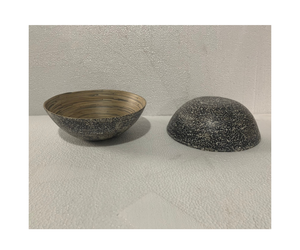 Bamboo Salad <b>Bowl</b> With Natural Organic Bamboo Serving Dish Dinnerware - Product Image 1