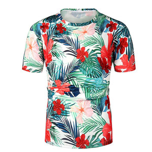 เสื้อยืดพิมพ์ลายโพลีเอสเตอร์แบบแห้งเร็วทรงโอเวอร์ไซส์ใส่เล่นกีฬาใส่สบาย - Product Image 1