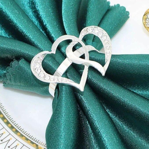 Rond de serviette de table design vintage Rond de serviette islamique Creative Quality Metal Material Rond de serviette Ramadan Accessoire de table - Product Image 5