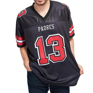 2024 Mini camiseta de fútbol personalizada para mujer, diseño libre Unisex con camiseta de fútbol americano transpirable de talla grande para adultos - Product Image 6