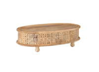 Vive la table basse de bord avec le bois solide, table basse futée, meubles de salon, table extérieure avec la conception moderne en métal
