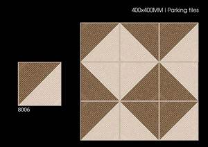 กระเบื้องปูพื้นที่จอดรถพอร์ซเลนขนาด400x400มม. กระเบื้องกลางแจ้งกันลื่นมีความแข็งแรงทนทาน - Product Image 4