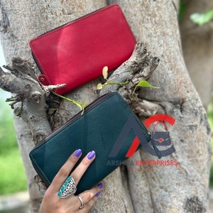 Nuevo bolso de mano de cuero de Color arcoíris reciclado hecho a mano Real para mujer, monedero multiusos de Color rechoncho elegante, tarjetero ATM, carteras de moda - Product Image 1