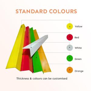 High Grade Orange PVC L Angle Extruded Profile with 25mm Size for Electrical Furniture and Construction Use for Worldwide Export - Product Image 4