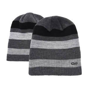 OEM ODM Service Nouvelle Mode Bonnet en Tricot Doux pour Hommes Taille Personnalisée Plaid Respirant Épaissir Bonnets pour Automne Hiver - Product Image 3