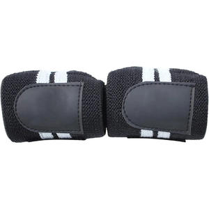 Muñequeras de levantamiento de pesas para gimnasio, diseño de bandera de camuflaje personalizado, con soporte elástico y logotipo, novedad - Product Image 6