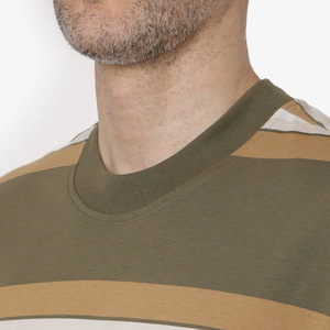 Camisetas Oem de alta calidad para hombre, fabricantes chinos de ropa, camiseta a rayas, camisetas clásicas a rayas con cuello redondo - Product Image 3