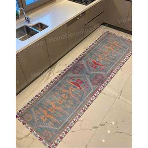 Tapis imprimé à motifs ethniques, choix de couleurs vibrantes, décoration antique, design turc, tapis gobelin - Product Image 4