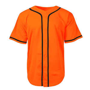 เสื้อซอฟต์บอลแบบติดกระดุมเสื้อเบสบอลระบายอากาศ - Product Image 1