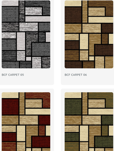 Adiva Modern Jacquard Woven Rug Set Hecho a mano con Polipropileno Yute Poliéster para el hogar Sala de estar Dormitorio 20ft Pedido Turquía - Product Image 2