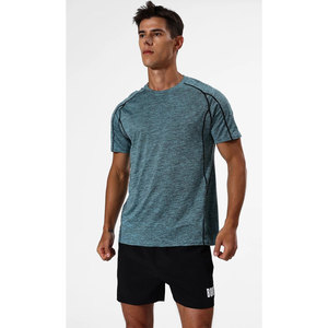 Camiseta Deportiva para Hombre, 100% Algodón Bambú, para Entrenamiento, Gimnasio, Fitness, Secado Rápido, Transpirable, Venta al Por Mayor - Product Image 1