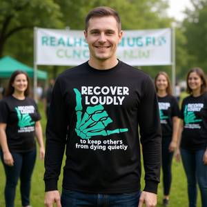 T-shirt Nera a Maniche Lunghe da Adulto Piccolo, 65% Poliestere e 35% Cotone, a Maniche Corte, per il Recupero, Prodotto Promozionale - Product Image 3