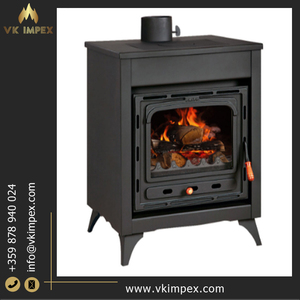 Chimenea de leña de origen búlgaro de 15 kW, material de acero de hierro fundido para uso en dormitorio, villas, hoteles, calefacción interior de la mejor calidad - Product Image 2