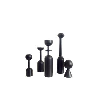 Wholesale Custom Large <b>Empty</b> Handmade Rectangle Candle Stand Matte Embossed Bamboo and Cement for Home Decoration Christmas - Product Image 3