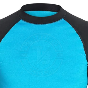 เสื้อแรชการ์ดสีตัดกันระบายอากาศออกแบบโลโก้ได้ตามต้องการพร้อมคุณสมบัติที่ยอดเยี่ยมในราคา - Product Image 4