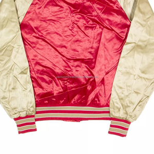 Veste d'hiver en satin, veste bomber pour homme sur mesure, nouvelle vente en gros, nouveau style, vente chaude, haute qualité, veste universitaire - Product Image 4