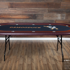 Modern Luxury round Pattern Folding Poker Table Customizable Casino-Selling Wooden Table of Best Quality for <b>Mahjong</b> Gambling - Product Image 3