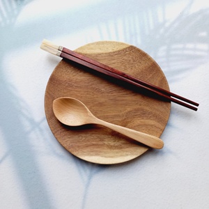 Baguettes en bois incrustées d'argent, ensemble de baguettes réutilisables en vrac, coquille en bois de rose rouge incrustée du fabricant vietnamien de haute qualité - Product Image 6