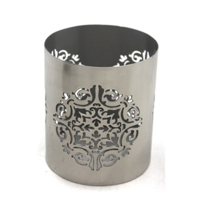 Conception traditionnelle fer support votif éclairage maison décoration de noël bougeoir cuivre Antique fait à la main personnalisé - Product Image 6
