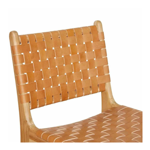 Elegante Silla de comedor de madera de teca tejida de diseño antiguo, mesa de restaurante y cafetería, función ajustable para uso escolar - Product Image 4