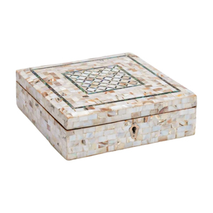 Cajas de Joyería Personalizadas Hechas a Mano con Madreperla, Pulimentadas para Regalos y Decoración, Venta al por Mayor Directa de Fábrica - Product Image 1