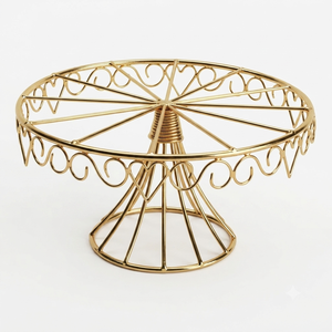 Wholesaler Round Metal Wire Cake Stand <b>Storage</b> Basket Industrial Style Rust Resistant Kitchen Counter Display Decor - Product Image 6