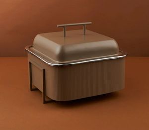 Casseroles dorées élégantes et modernes, style arabe, support en métal, meilleure qualité, chauffe-plats pour buffet du Ramadan, écologique, au gaz - Product Image 2