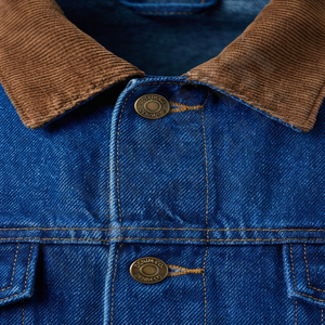 Nouvelle arrivée, veste en jean élégante pour homme, veste en jean d'hiver, poche en jean déchirée, veste en jean boutonnée grande taille pour homme - Product Image 4