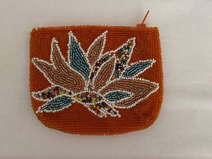 กระเป๋าใส่เหรียญปักลูกปัดลายแฟชั่นผู้หญิงสำหรับงานมาร์ดิกราส์ พร้อมซิปปิด ผลิตในอินเดียโดย MD HANDICRAFTS - Product Image 6