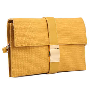 Bolso de mano para mujer H076 - Amarillo - Product Image 1