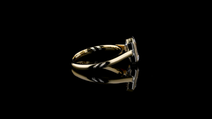 Bague solitaire délicate à taille radiant |   Vêtements élégants pour tous les jours |   Bague pour fête et cadeau, pour un usage quotidien - Product Image 4