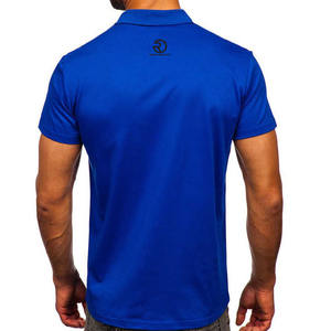Polos tricotés avec logo personnalisé pour hommes Polos solides et respirants T-Shirt polo uni à manches courtes pour hommes Service OEM - Product Image 2