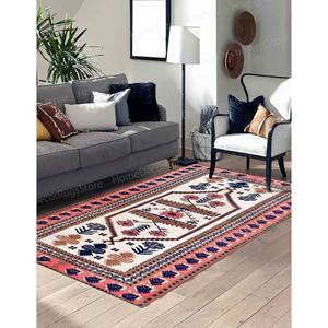 Tapis imprimé bohème : Cadeaux personnalisés, marron, design turc, fin, imprimé en 3D, petit, salon, tapis gobelin - Product Image 2