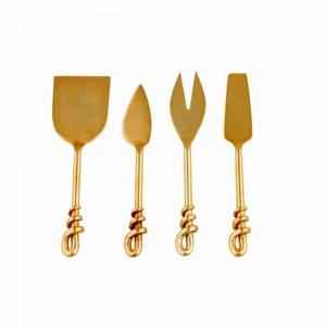 Ensemble exclusif d'outils à fromage de conception royale en acier inoxydable avec manche en bois, trancheuse à fromage bon marché, ensemble d'épandeurs de beurre - Product Image 4