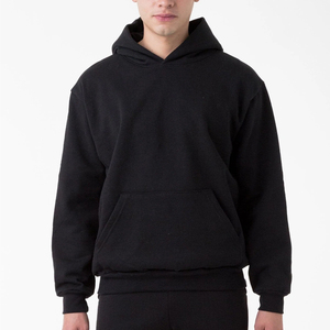 Nouveaux sweats à capuche 2025 de haute qualité 100% coton molletonné surdimensionné avec poche Pull à capuche personnalisé avec logo brodé Hiver Unisexe - Product Image 6