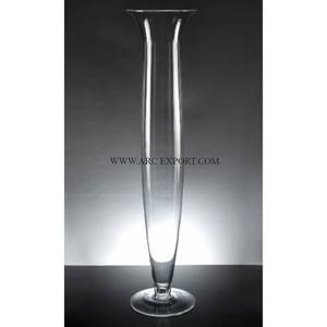 Ensemble de 3 tailles différentes métal laiton fleur trompette Premium qualité métal plaqué or fantaisie classique décor à la maison Vases à fleurs - Product Image 5