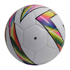 Vente chaude Ballon de Football de Football d'entraînement pour enfants Conception personnalisée 100% Haute qualité cousu à la main en cuir PVC balles à main - Product Image 3