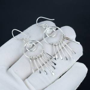 Pendientes de Plata de Ley 925 con Topacio Azul Londres, Joyería Hecha a Mano, Diseño Único, Regalo Perfecto para Mujer - Product Image 2