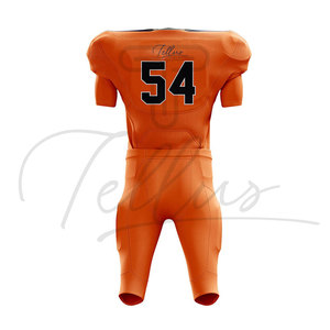 Uniforme de Fútbol Americano de Alta Calidad, Manga Corta, 100% Poliéster, Secado Rápido, Transpirable, Diseño Personalizado, Servicio OEM - Product Image 2