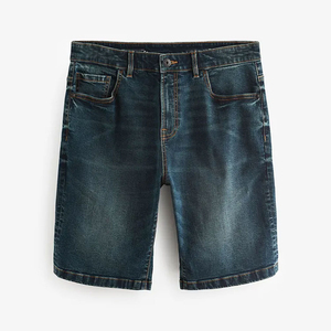 Short en jean décontracté de haute qualité pour hommes Streetwear personnalisable pour l'extérieur-Garçons Mode OEM Service Motif solide - Product Image 2